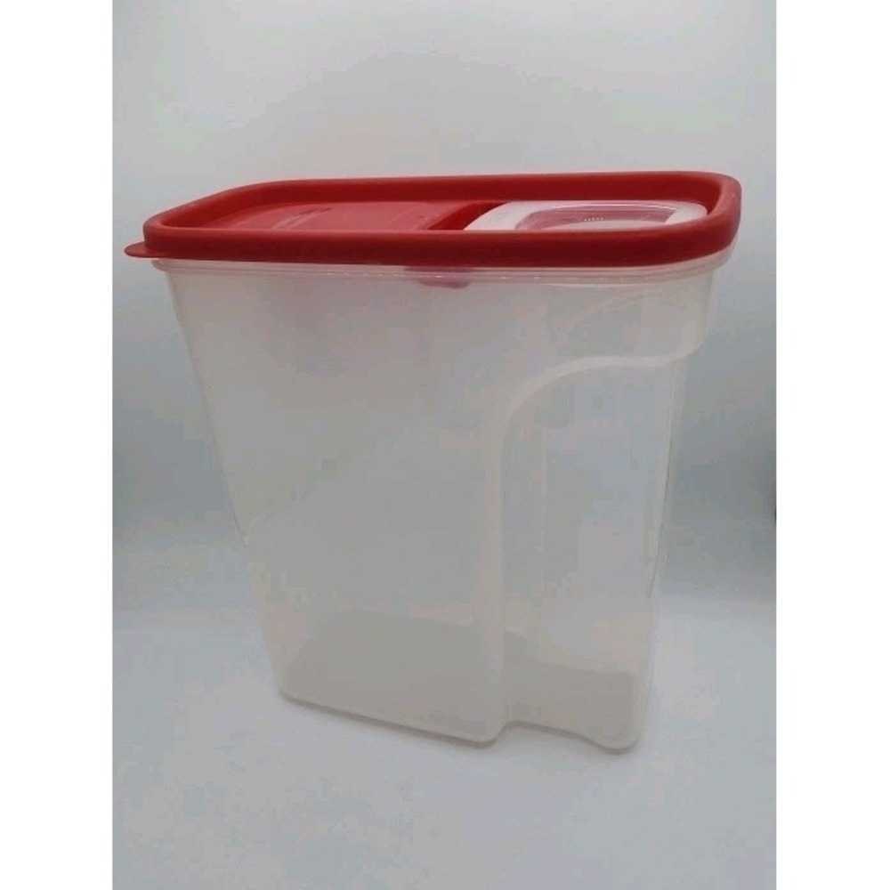 Rubbermaid Food Storage 22.8 Cups Cereal Container with Red Flip Top Lid‎ #14